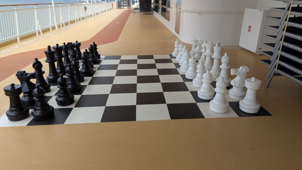 Ca me rappelle une croisière aux Bermudes ou j'avais joué contre ma fille